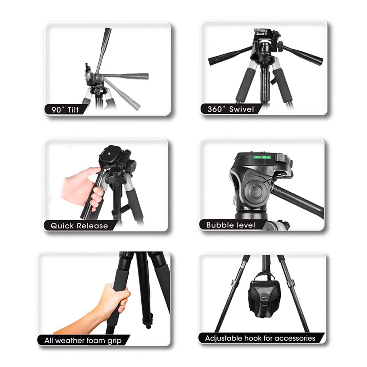 Heavy Duty 3-section Tripod SERIES - Image 2