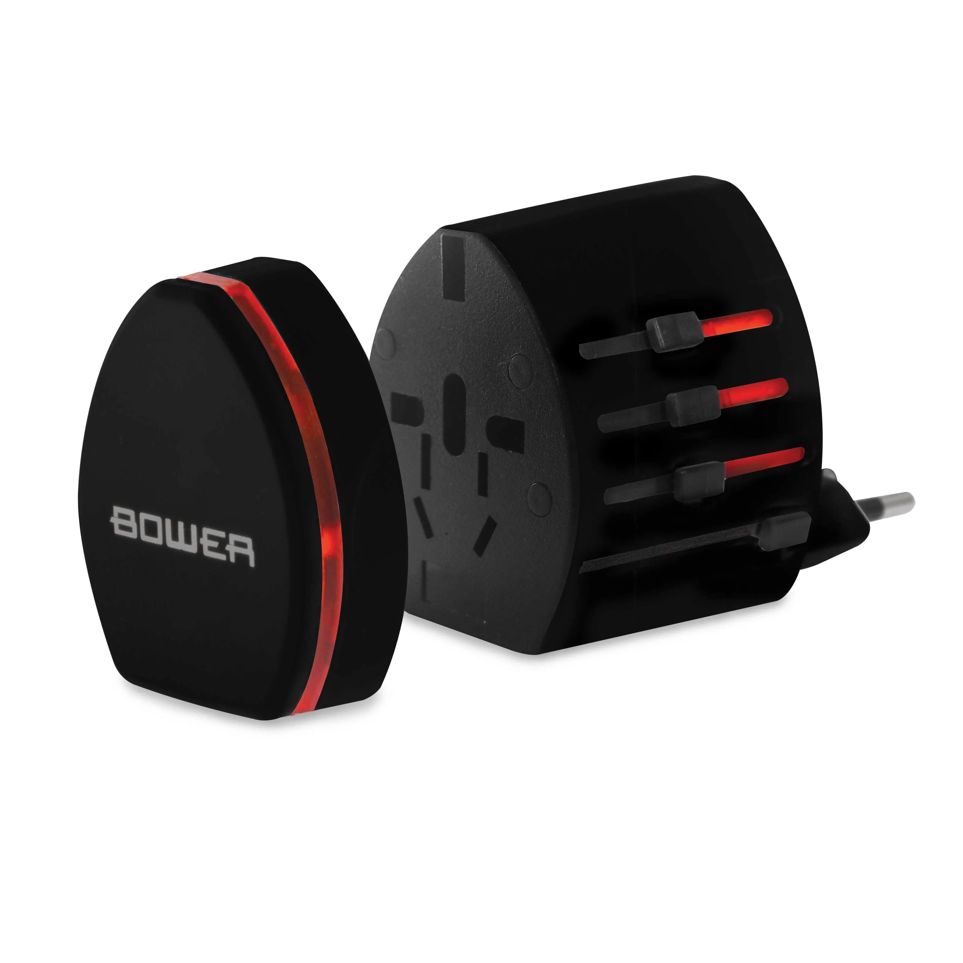 International Travel Adapter in Black or White - Image 4