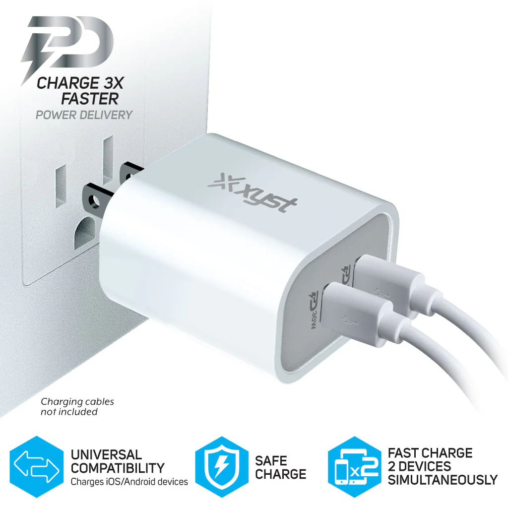 Dual USB-C Wall Charger - Image 2